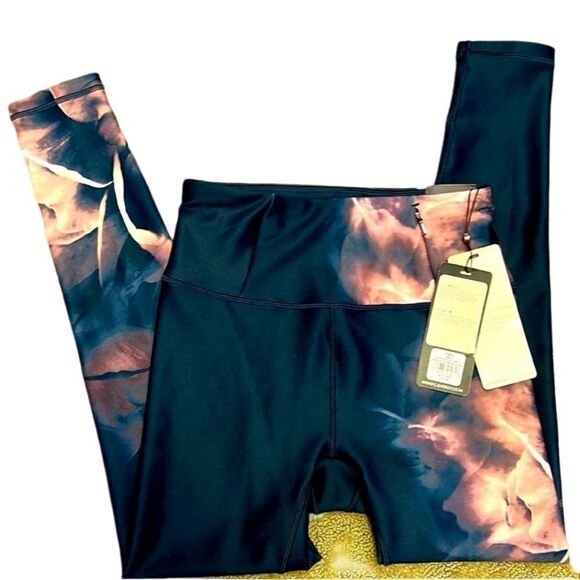 Calia Leggings Active Women XS Midnight Bloom Deep Ocean for Running/Yoga/Barre - Picture 1 of 10